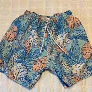 Boardies Tropical Leaf Print Men's Swim Shorts